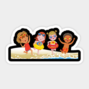 Beach Party Sticker